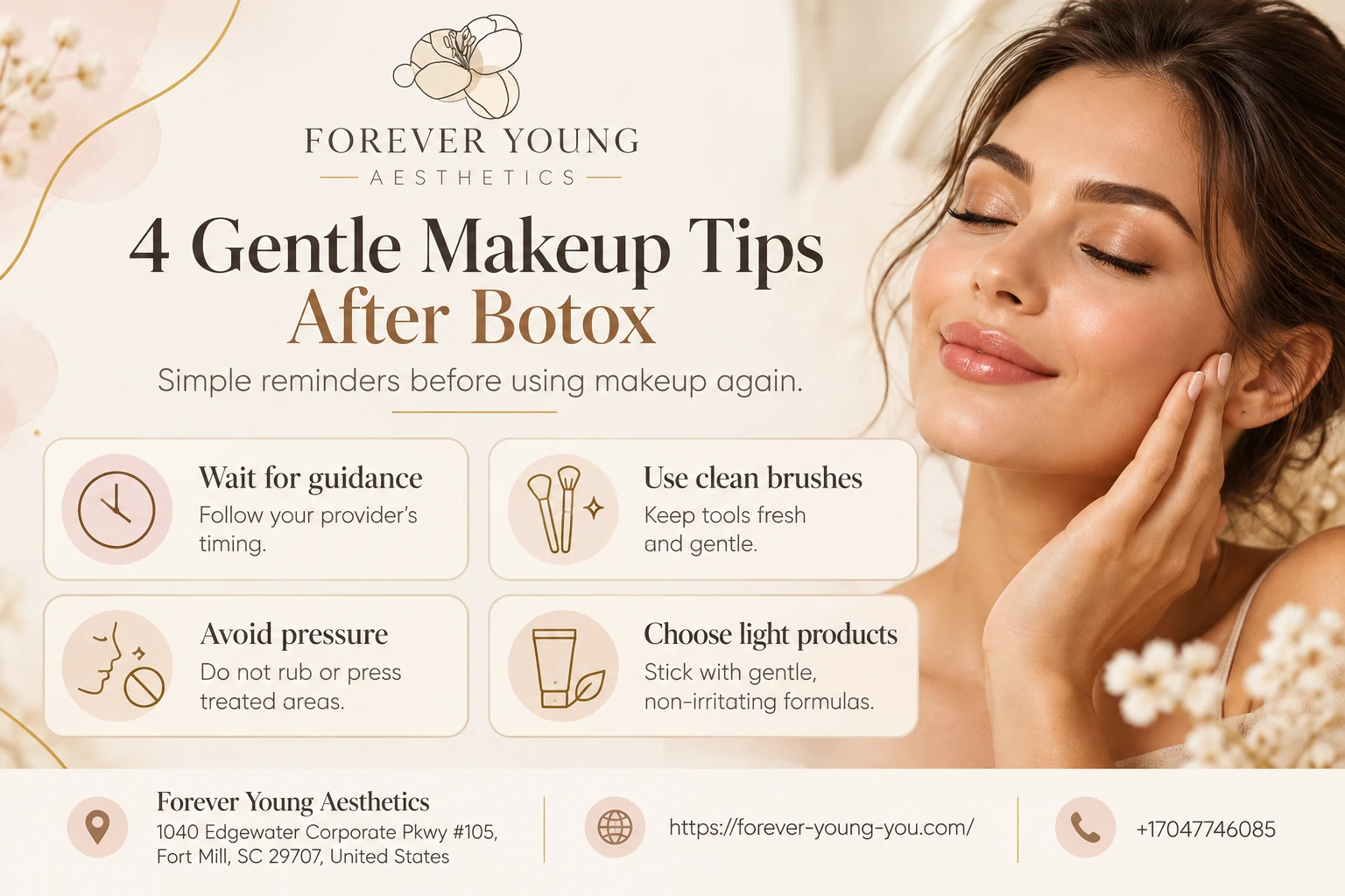 4 gentle make up tips after botox