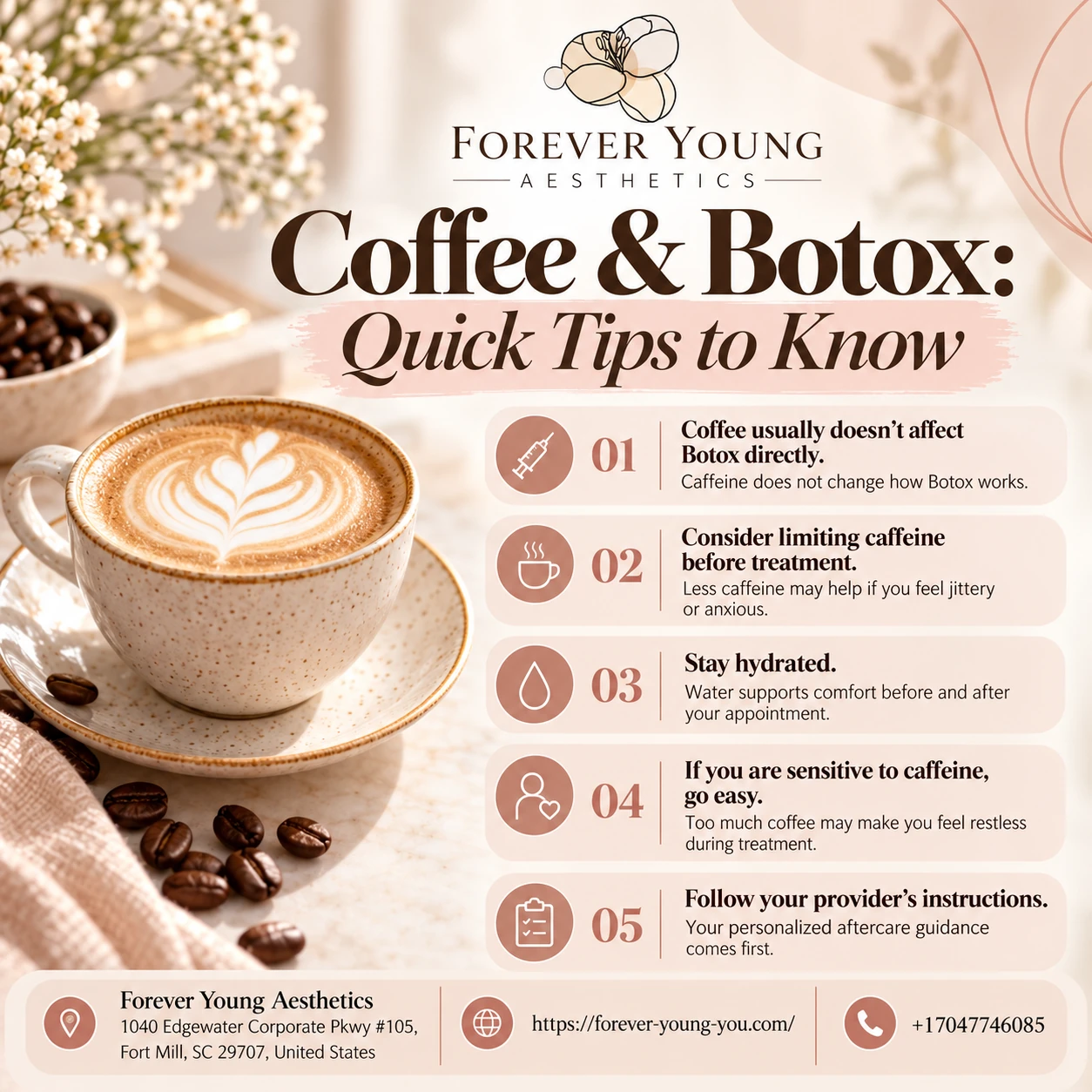 Coffee & Botox Quick tips to know