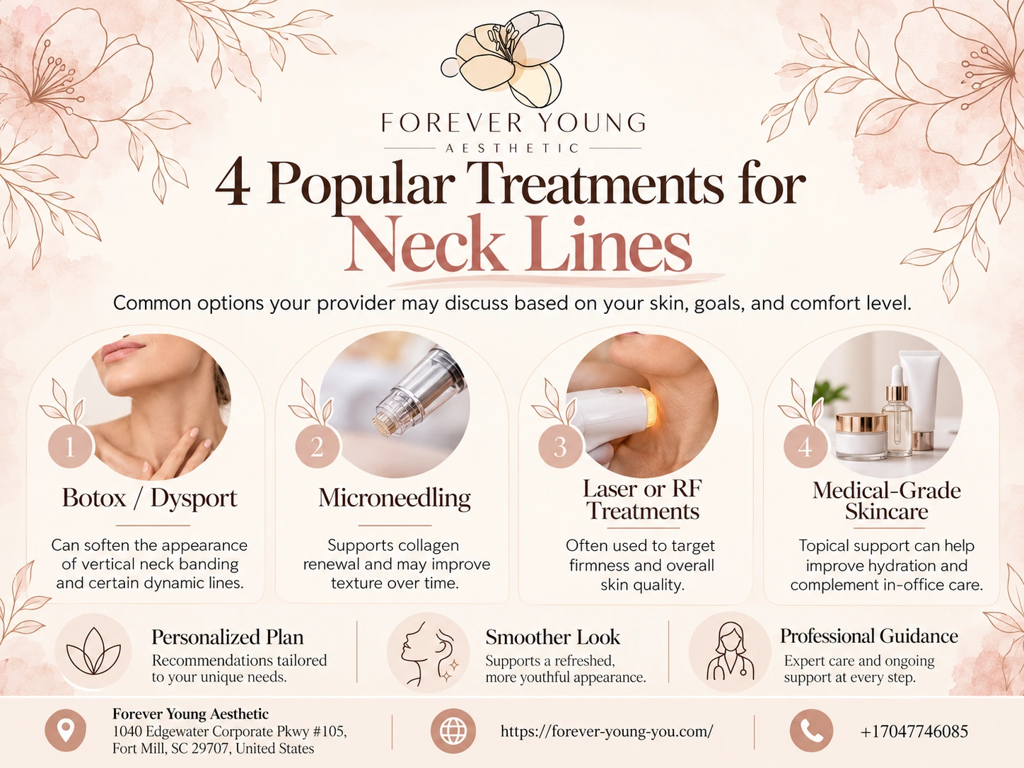 4 popular treatments for neck lines