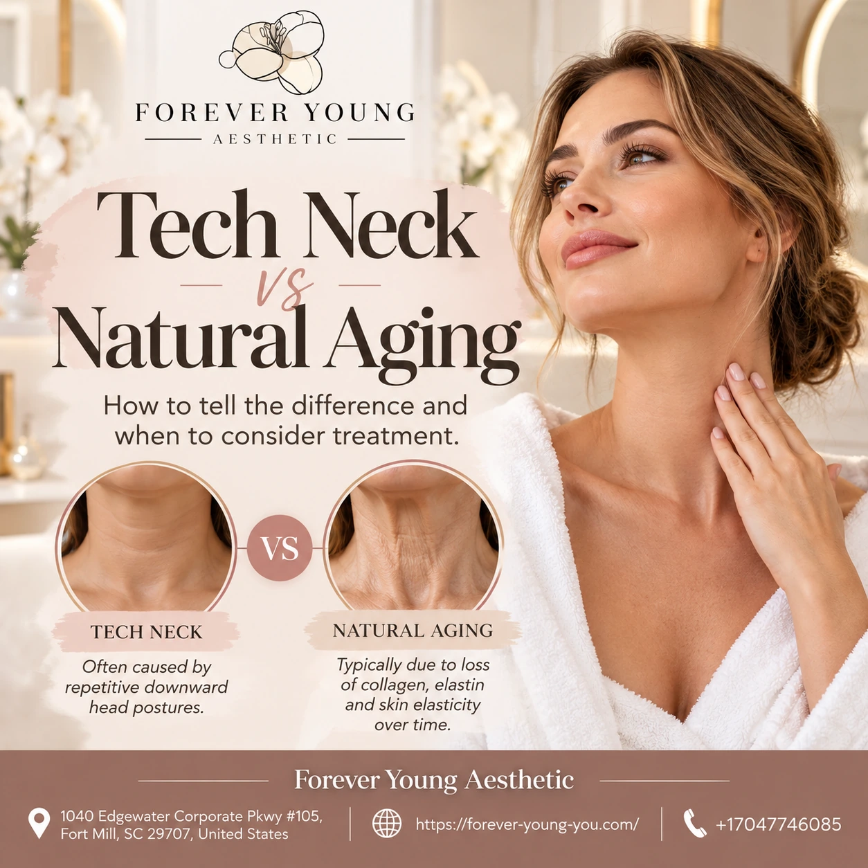 Tech Neck Vs. Natural Aging