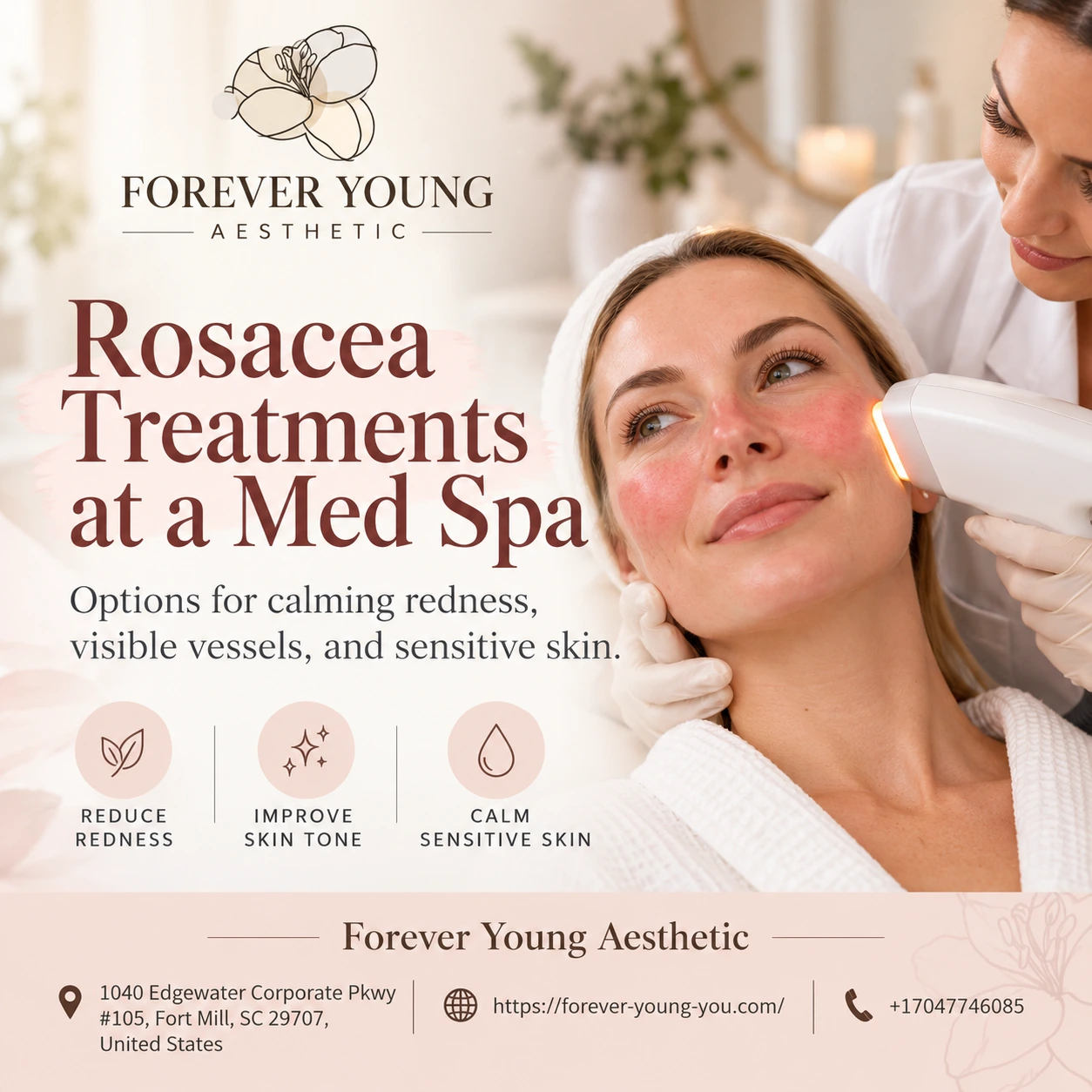 Rosacea Treatment at Med spa