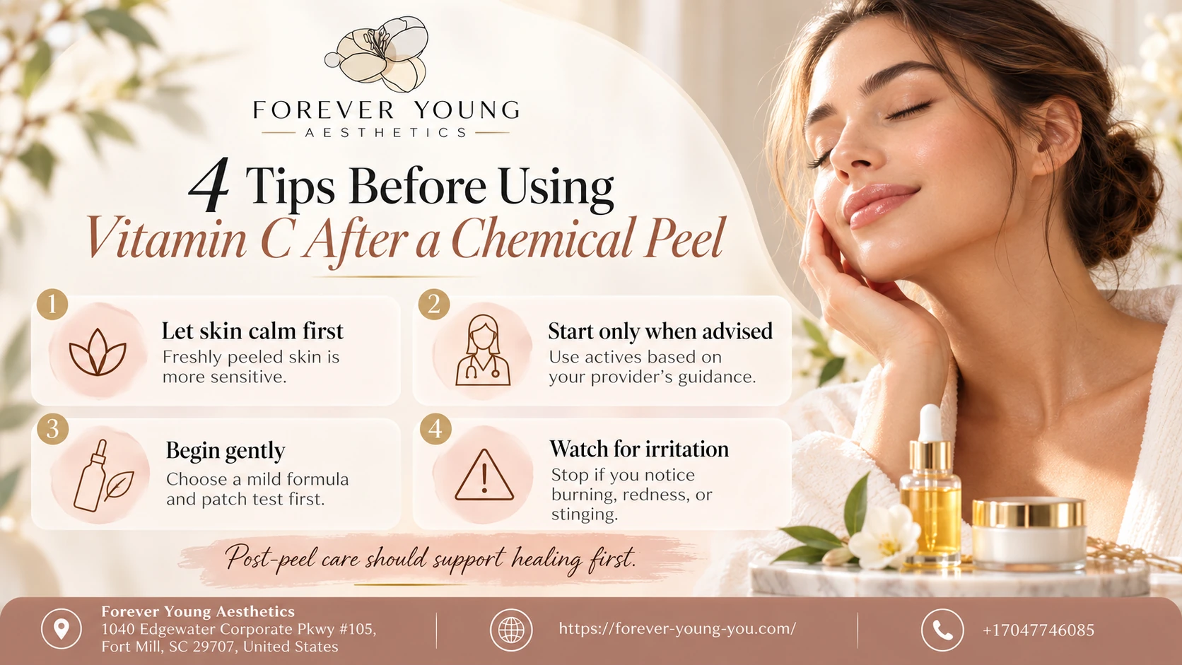 Vitamin C After Chemical Peel: Safe Timing & Best Tips