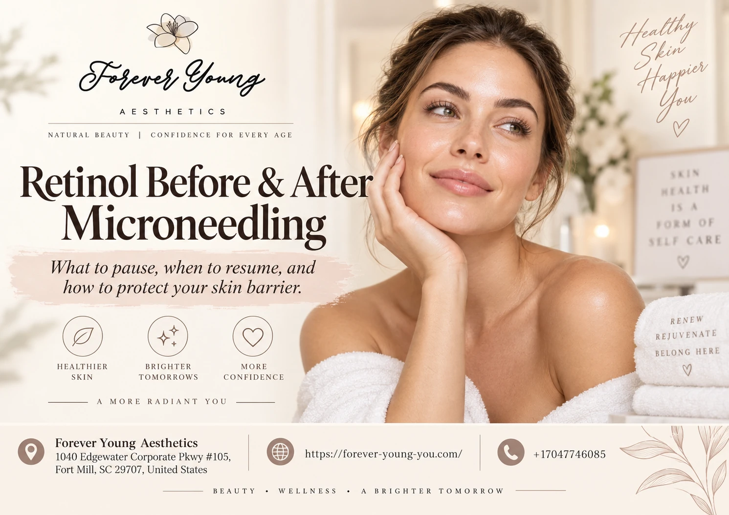 Retinol Before & After Microneedling